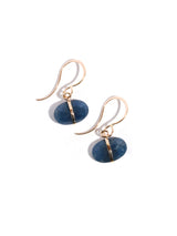 Melissa Joy Manning - Single Drop Bezel Wrapped 14k Earrings - Verdalina