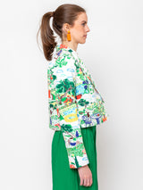 Mii Collections - Fatou Jacket - Toile de Jouy - Verdalina