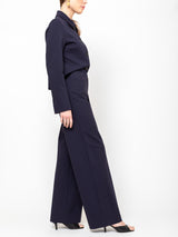 Odeeh - Ponti Knit Pants - Midnight - Verdalina