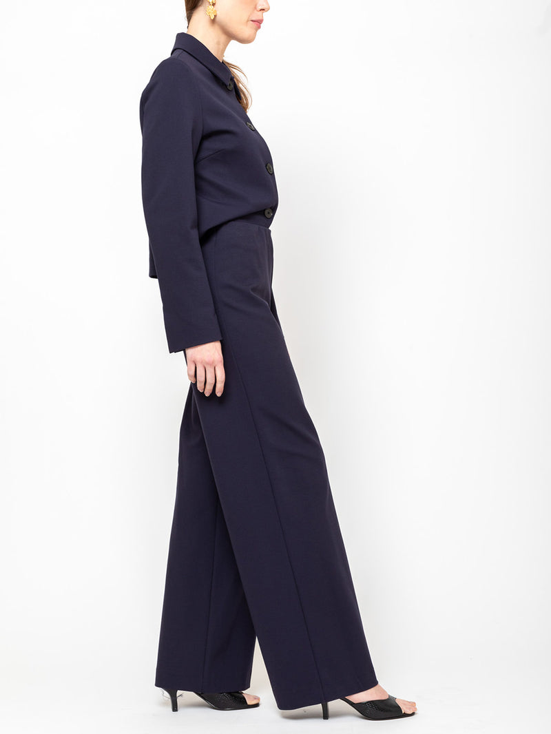 Odeeh - Ponti Knit Pants - Midnight - Verdalina