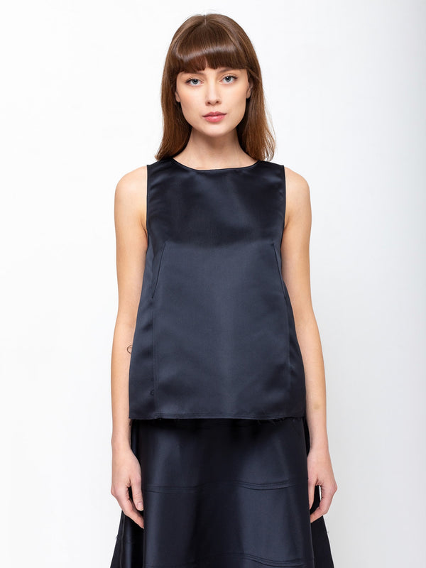 Odeeh - Satin Tank - Midnight - Verdalina