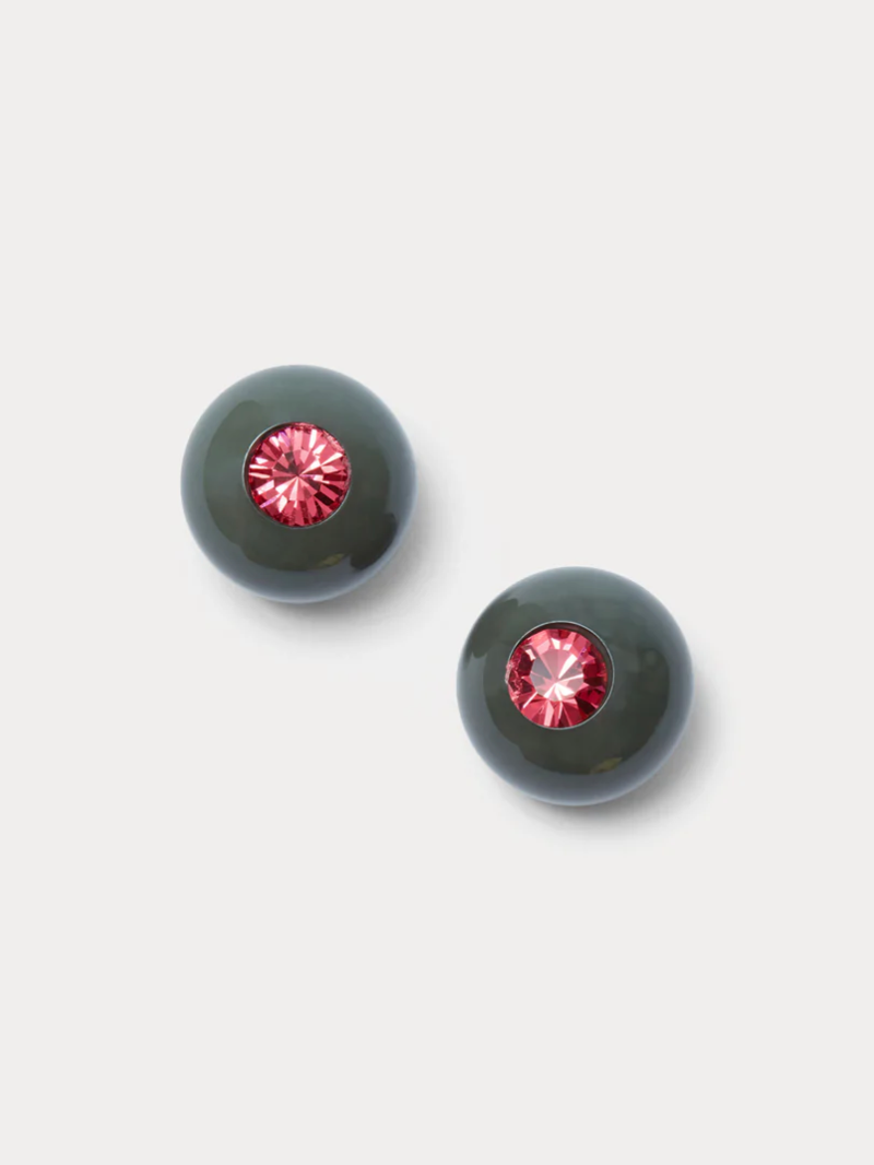 Rachel Comey - Studded Goble Earrings - Seaweed - Verdalina