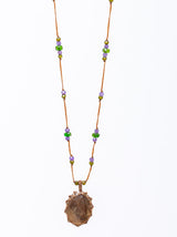 Sharing - Tibetan Necklace - Corundum Dark - Verdalina