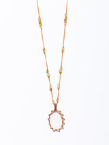 Sharing - Tibetan Necklace - Pink Quartz - Verdalina