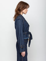 Susanne Bommer - Trench Style Jean Jacket - Verdalina