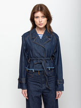 Susanne Bommer - Trench Style Jean Jacket - Verdalina