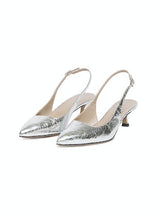 TELA - Mirror Shoes - Silver Metallic - Verdalina