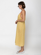 Domi Sleepwear - Organic Cotton Midi Slip - Maidstone - Verdalina