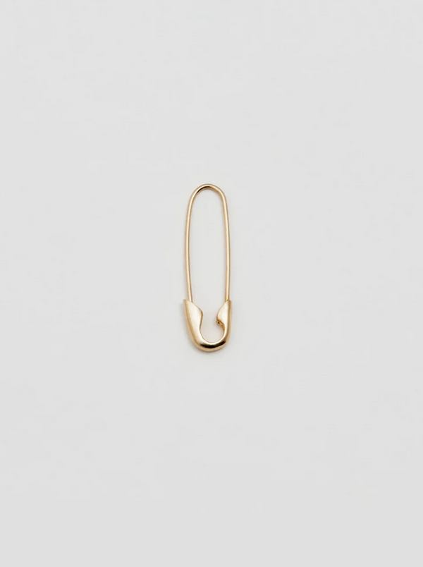 Loren Stewart - Safety Pin Earrings - 14K YG - Verdalina