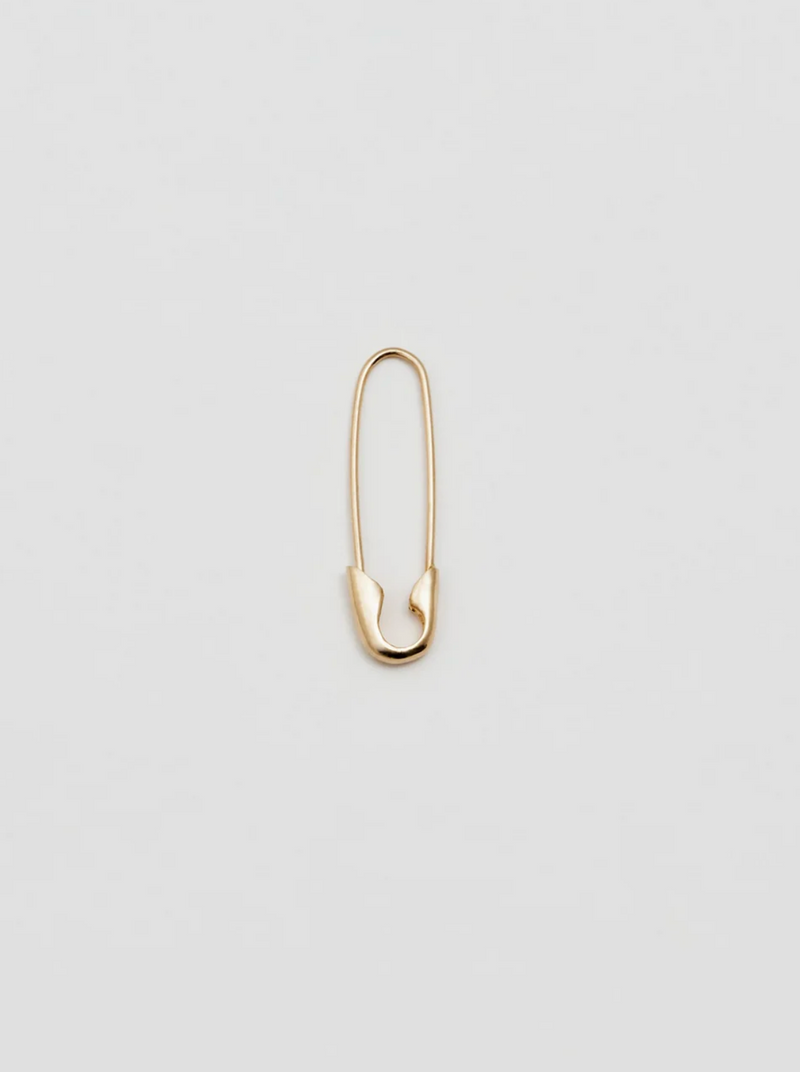 Loren Stewart - Safety Pin Earrings - 14K YG - Verdalina