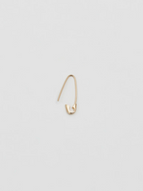 Loren Stewart - Mini Safety Pin Earring 14K Yellow Gold - Verdalina